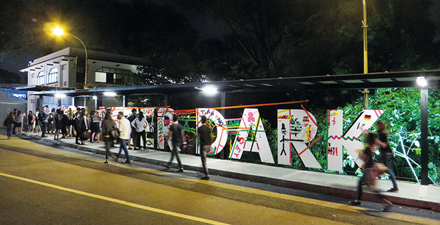 Art After Dark at Gillman Barracks