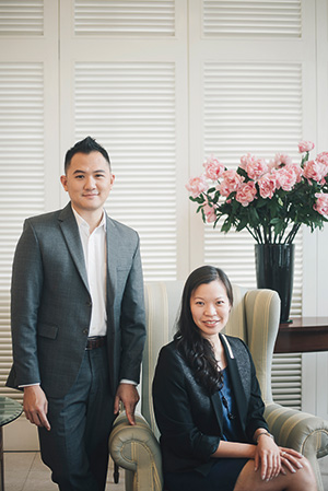 Weiren Loh and Rachel Chin, a biologist and a corporate lawyer, who left their previous professions to join the exciting and fast-paced Singapore art scene. Image courtesy of Barnadas Huang.