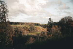 view of the surrounding Ardenne countryside from Hillview Resort