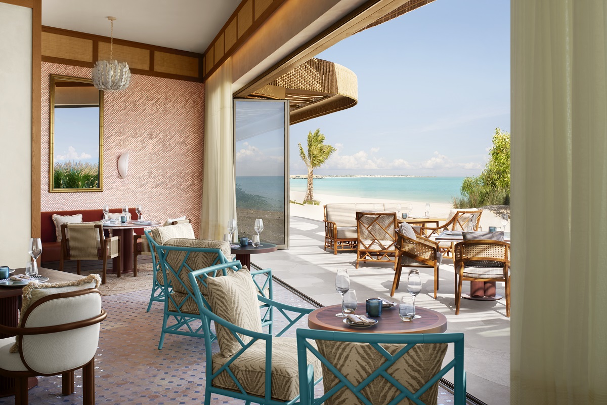 Light and airy sea views from the lounge area